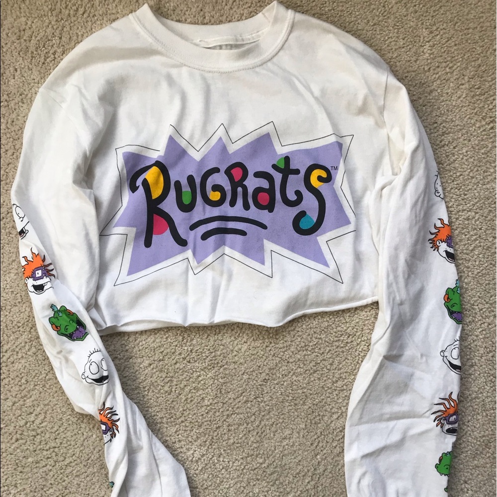 Really cute Rugrats cropped tee